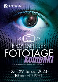 Ausstellungsplakat Fototage kompakt 2023
