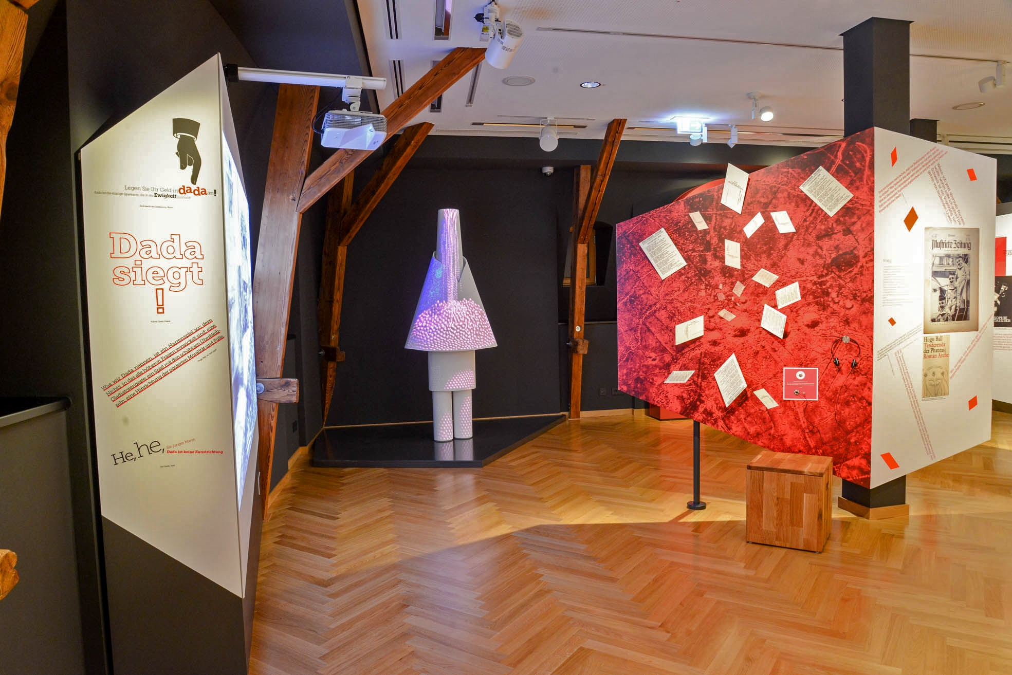 Das Hugo-Ball-Kabinett im Forum ALTE POST Das Hugo-Ball-Kabinett im Forum ALTE POST