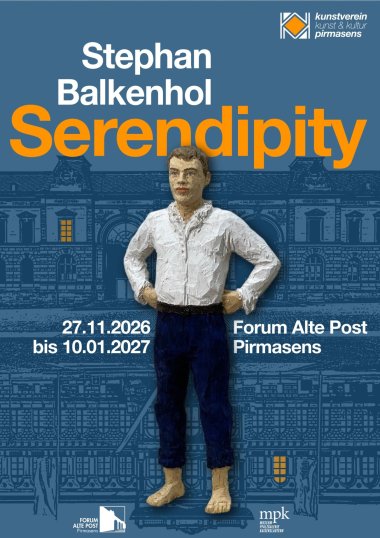 Plakat zur Ausstellung "Stephan Balkenhol"