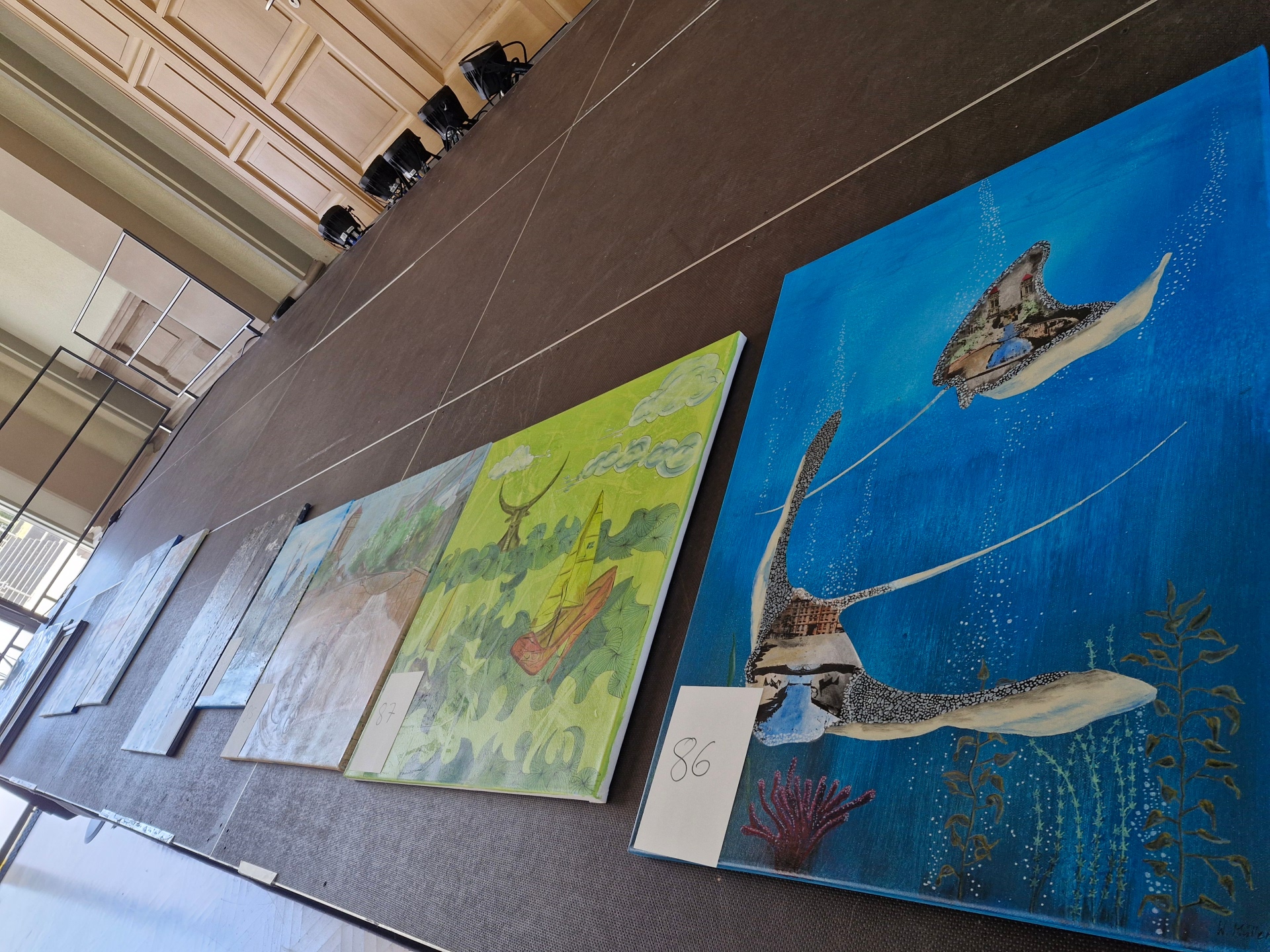 Angelieferte Kunstwerke für "Made in Pirmasenes" im Forum ALTE POST Angelieferte Kunstwerke für "Made in Pirmasenes" im Forum ALTE POST