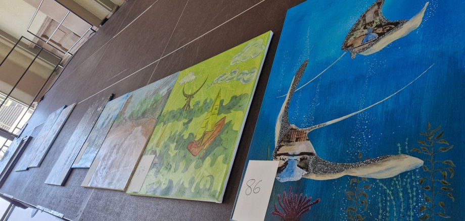 Angelieferte Kunstwerke für "Made in Pirmasenes" im Forum ALTE POST