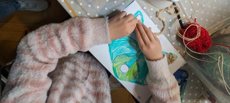 Kreative Tiermasken entstanden zum Thema "Tierlegenden"